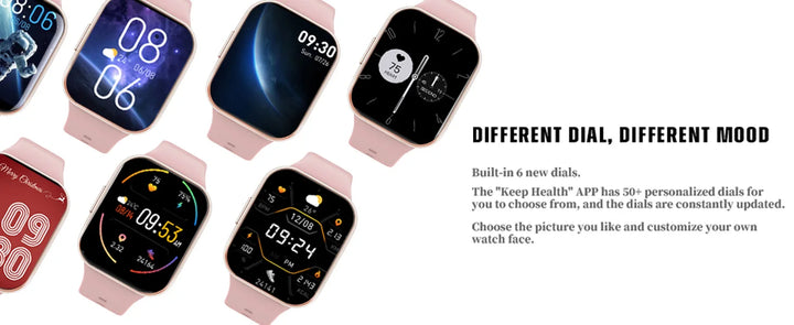 Smart Watch, Fitness Tracker Watch for Men Women, 1.69'' Touch Smartwatch Fitness Watch with Pedometer/Sleep Monitor.