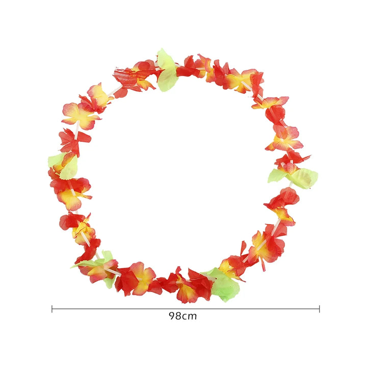 50/100PCS Hawaiian Flower Leis Garland