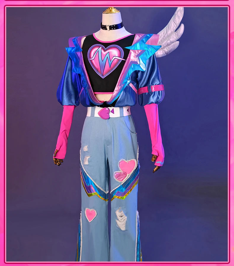 ROLECOS LOL Lovestruck Ezreal Cosplay Costume LOL Valentine's Day New Skin Ezreal Men Cosplay Costume Halloween Full Set