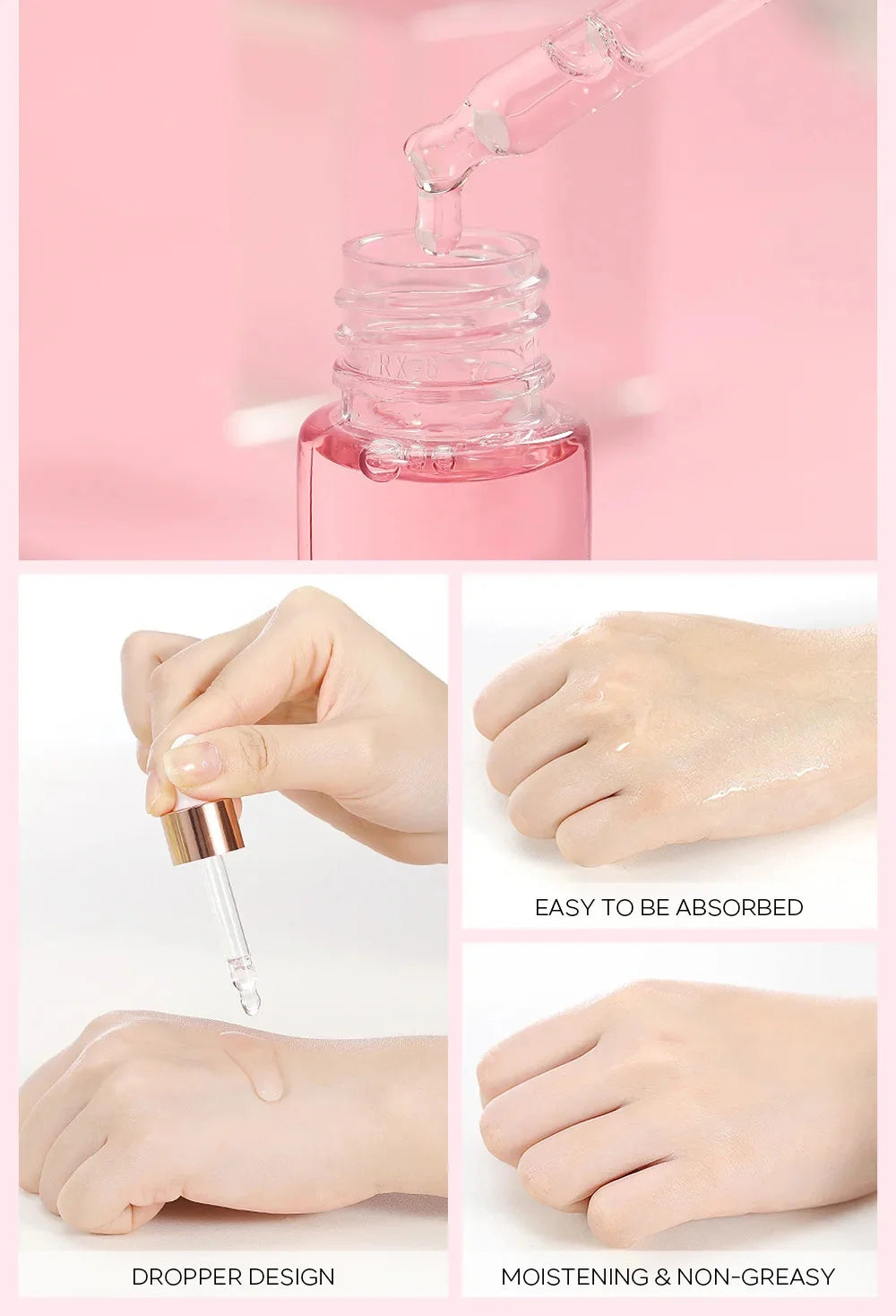 Japan Sakura Wrinkle Remover Face Serum Cream Anti-Aging Fade Fine Lines Lift Firming Vitamin C Whitening Rejuvenation Skin Care