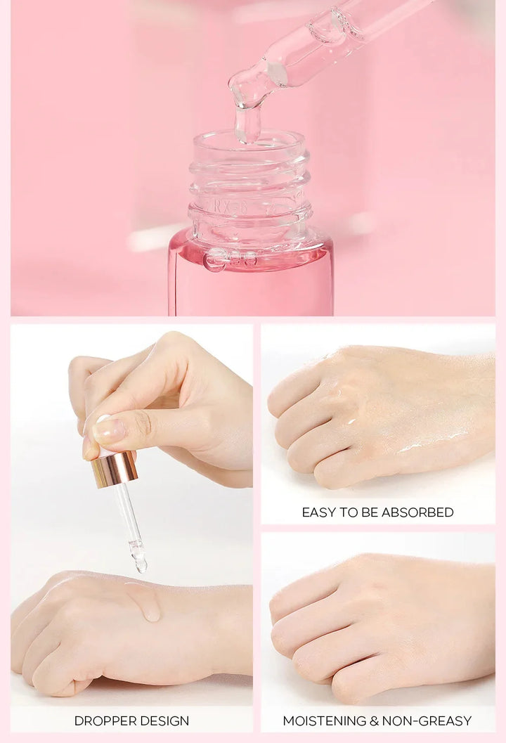 Japan Sakura Wrinkle Remover Face Serum Cream Anti-Aging Fade Fine Lines Lift Firming Vitamin C Whitening Rejuvenation Skin Care