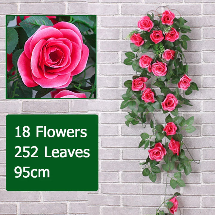 Artificial Flower Rattan Vine Décor