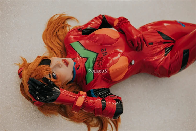 ROLECOS EVA Asuka Langley Soryu Cosplay Costume Asuka Langley Soryu EVAc