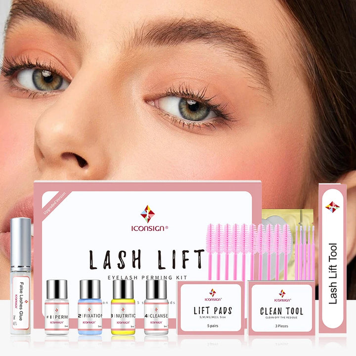 Dropshipping ICONSIGN Upgrade Version Lash Lift Kit Lifting Eyelashes Lasting 6-8 Weeks Calia Perm Eyelash Enhancer Makeup Tools
