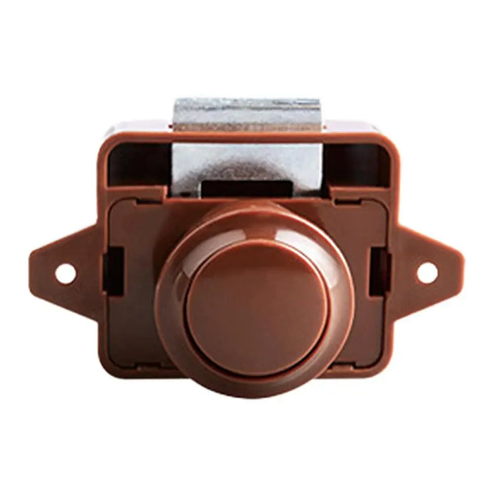 Camping Car Push Lock RV Caravan Boat Motor Home Cabinet Drawer Latch Button Locks Keyless Furniture Door Lock Hardware