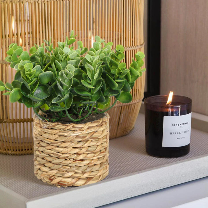 XIYA Artificial Eucalyptus Potted Plant
