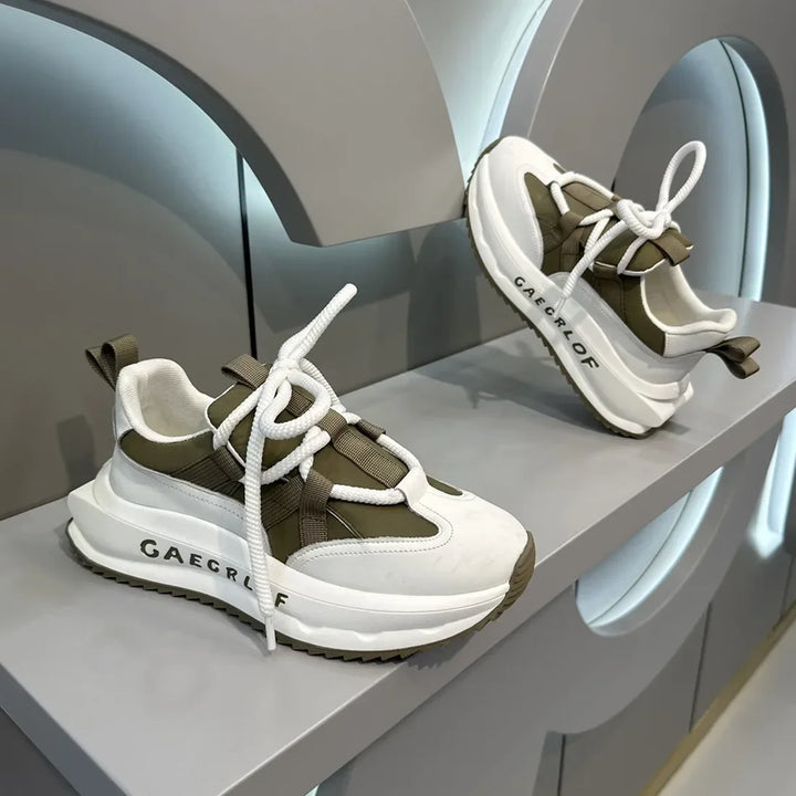 Men Thick Sole Elevated Shoes  Season Comfortable Versatile Breathable Non Slip Sports Shoes Outdoor Travel Casual Shoes