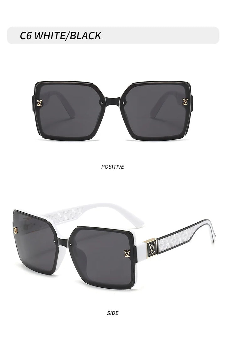 New Classic Fashion Sunglasses Women Luxury Glamour Men Brand Glasses Square Stylish Unisex UV400 Shades