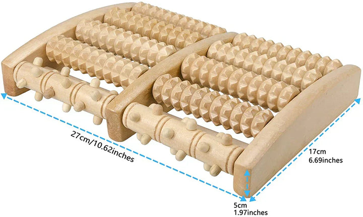 Premium Wooden Foot Roller Massage