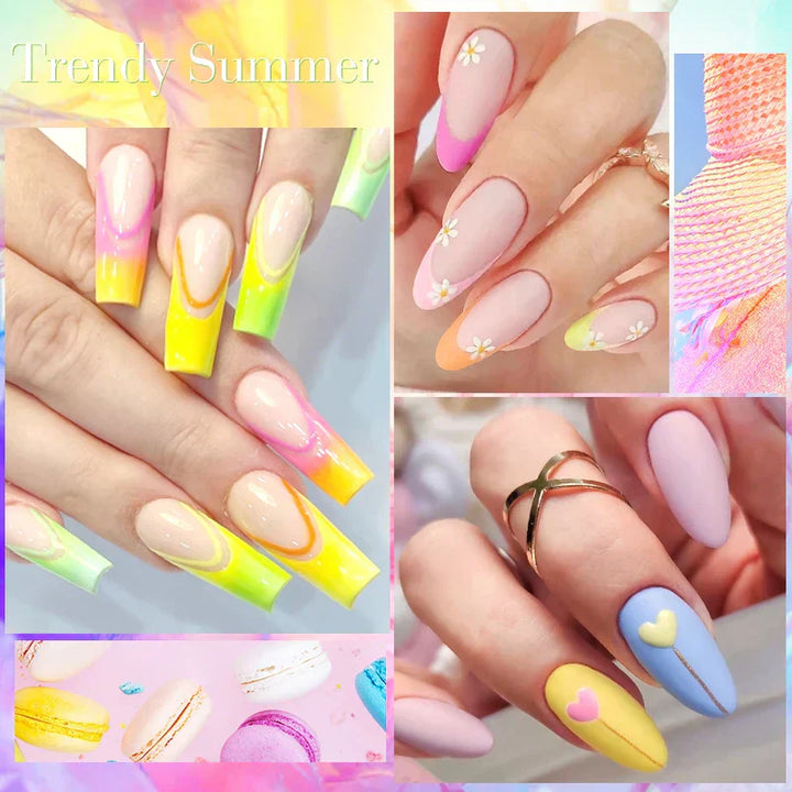 Fluorescent Summer Gel Set