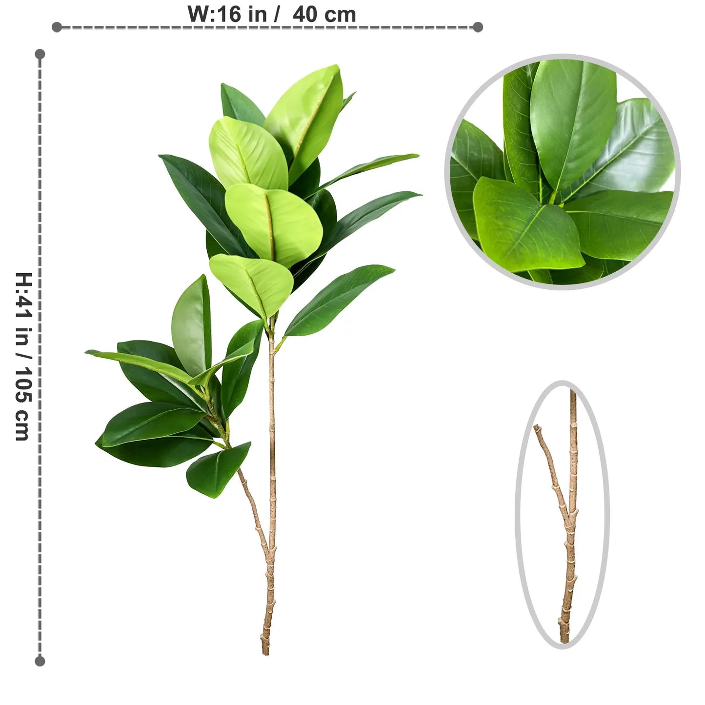 Artificial Ficus Tree Décor
