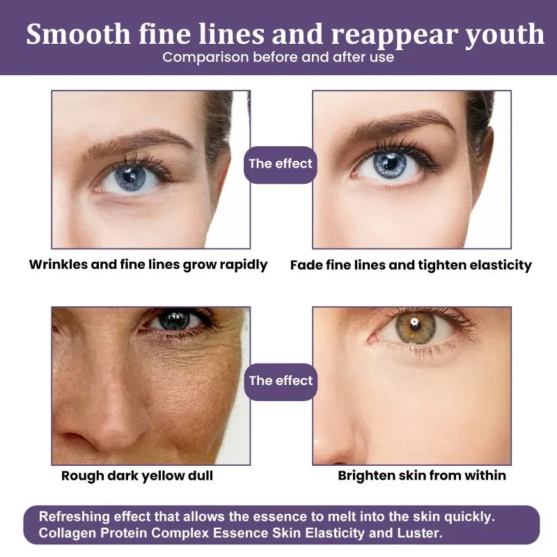 Retinol Remove Wrinkle Face Serum Lift Firming Anti Aging Fade Fine Lines Whitening Brightening Moisturizer Skin Care Cosmetics