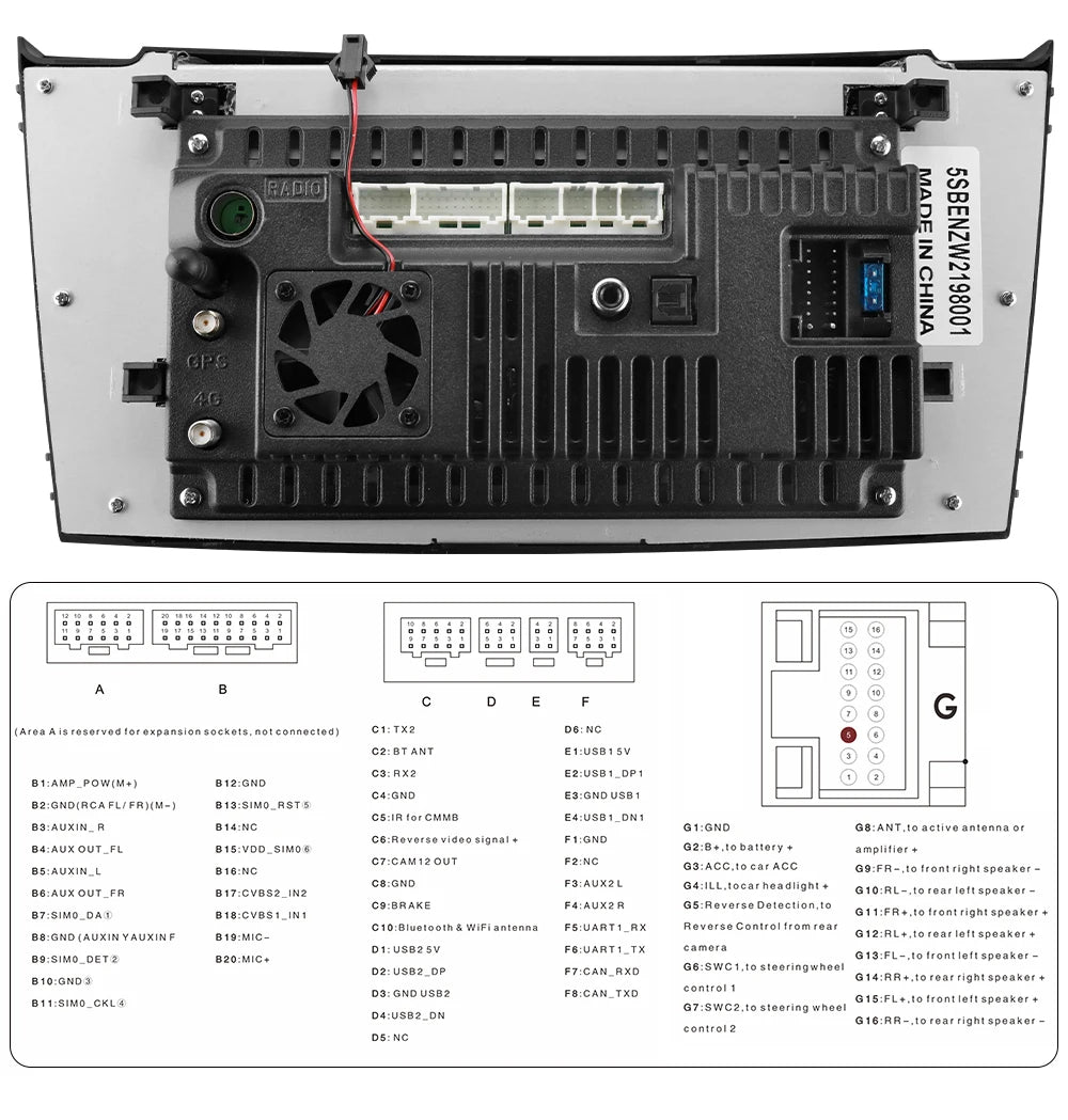 Hizpo 8" Car Radio Stereo For Benz E-Class W211 2002-2009 CLS-CLK-G-Class W463 W209 W219 GPS Navi AI Carplay Multimidia Player