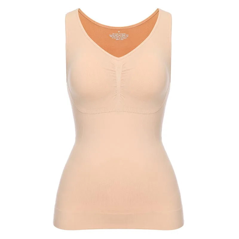 Slim Up Lift Plus Size Bra Tank Top Women Body Shaper Removable Body Shapers Underwear Slimming Corset Shapewear Sexy Shapers