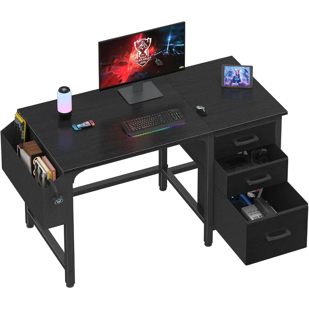 Desk with File Drawers – Home Office