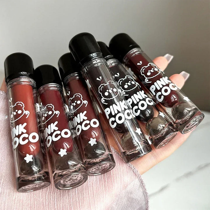 Dark Red Brown Mirror Lip Glaze