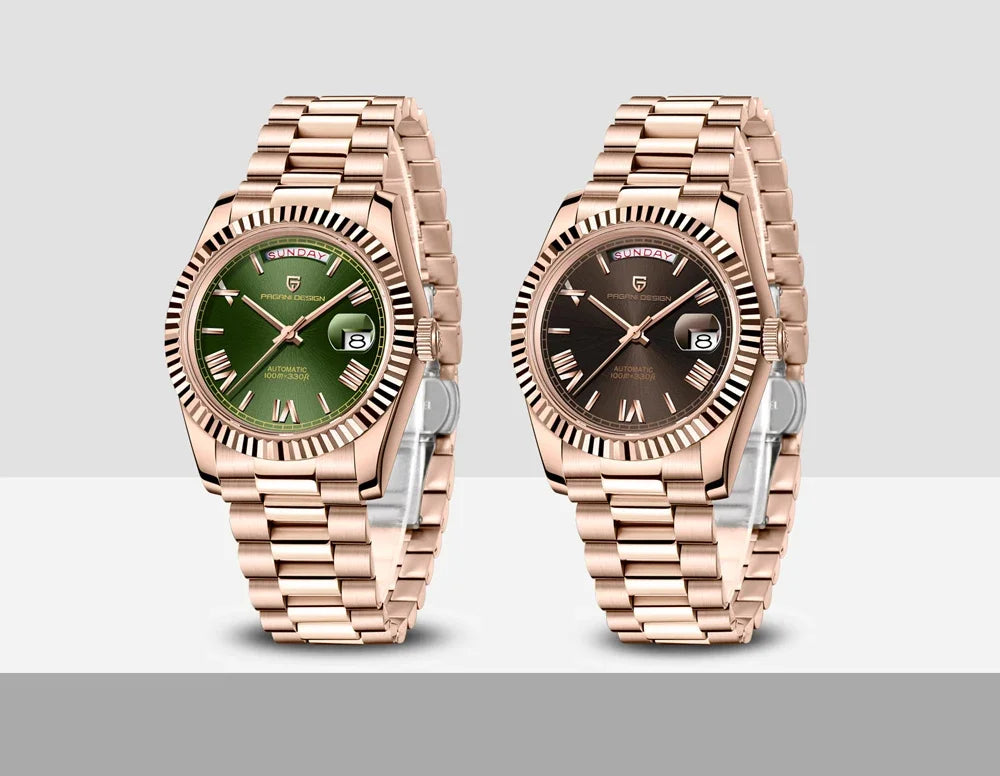 2025 New PAGANI DESIGN DD36 Man Watch Rose Gold Luxury Men Mechanical Watches Sapphire Mirror Automatic Watch For Men Waterproof