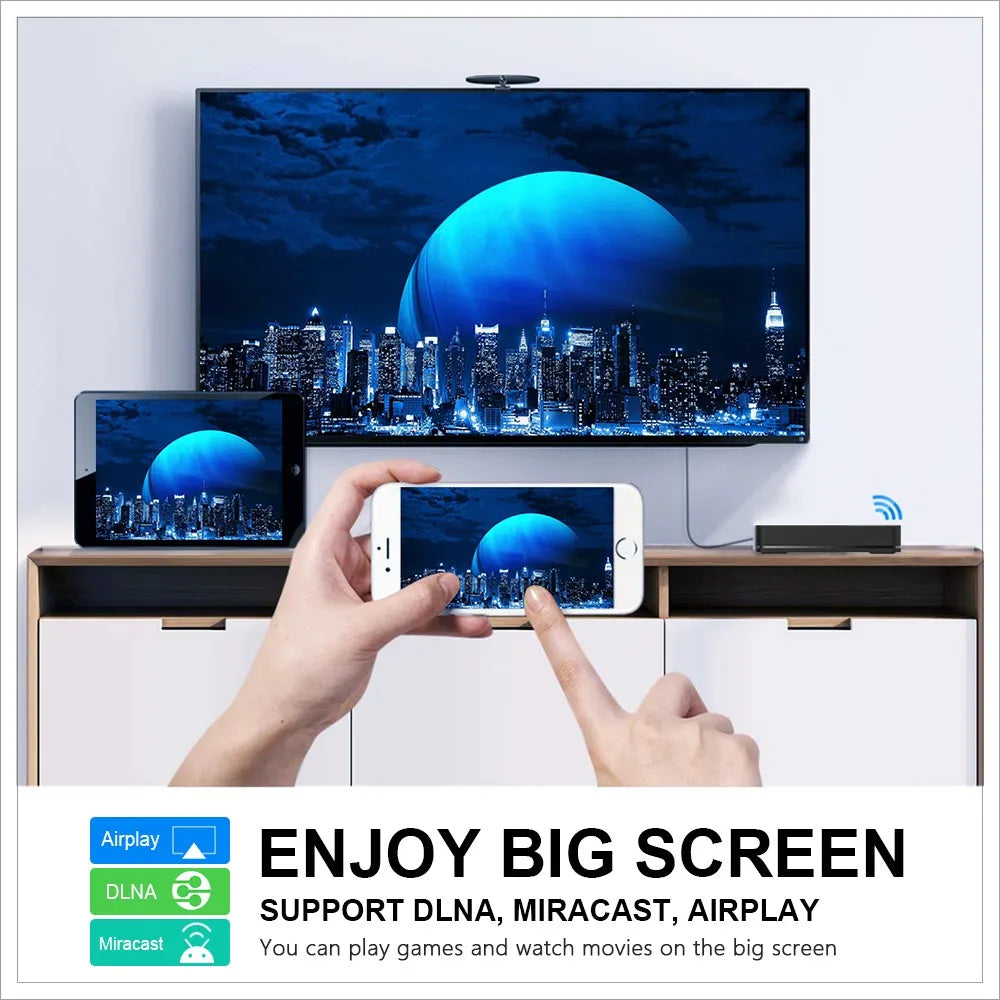 Great Bee Greatbee Arabic TV Box, Android 10 2G 16G Smart 4K Arabic Media Player Satellite Receiver
