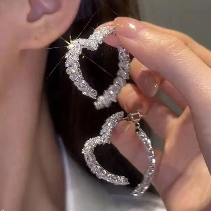 Luxury Wheat Earrings Shiny Zircon Fashion Personality Party Charm Jewelry Wheat Leaf Earring for Women Girls Korean Style