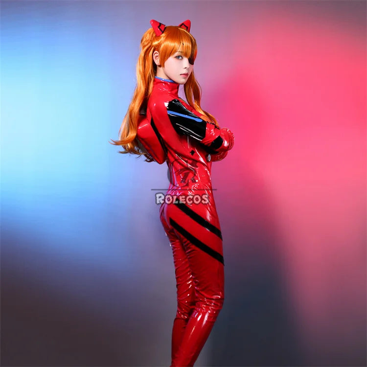 ROLECOS EVA Asuka Langley Soryu Cosplay Costume Asuka Langley Soryu EVAc