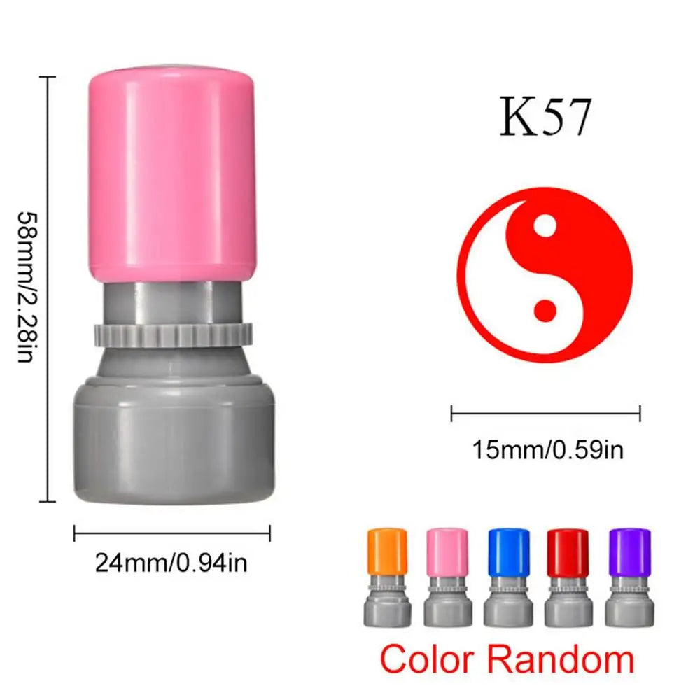 Durable Quick-dry Plastic Outdoor Sports Golf Stamp Marker Golf Accessories Mark Seal Golf Ball Stamper
