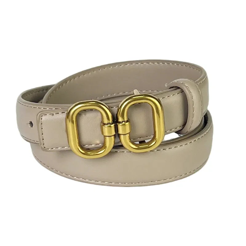 2025 luxury brand leather belt for men women designer alloy buckle waist strap female jeans trouser dress waistband