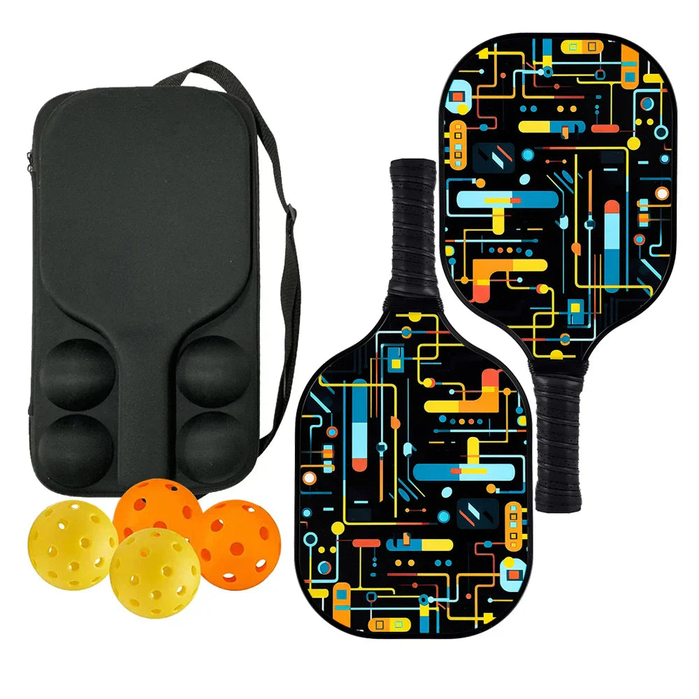 Carbon Fiber Pickleball Paddle Set