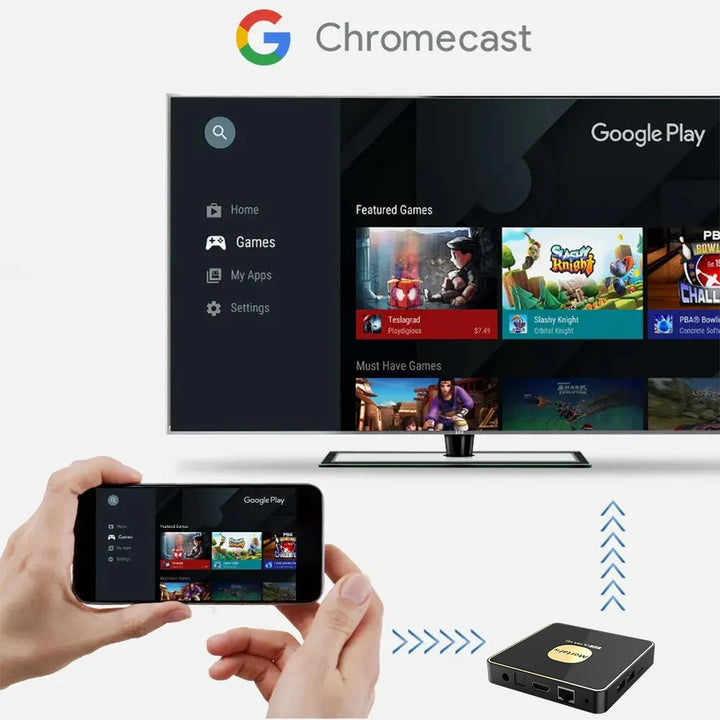 Smart TV Box Android13 CPU Rockchip3528 Google Assistant Wifi6 Transmission 64GB128GB  Bluetooth Chromecast  Multi Language