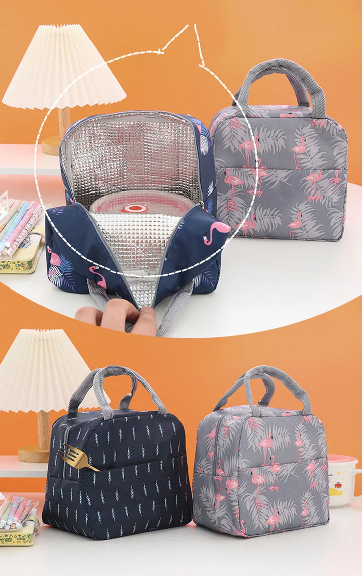Thermal Bag Food Storage bag Student lunchbox cool bag for Children Food Container for Kids School small Thermal Lunch food Bag