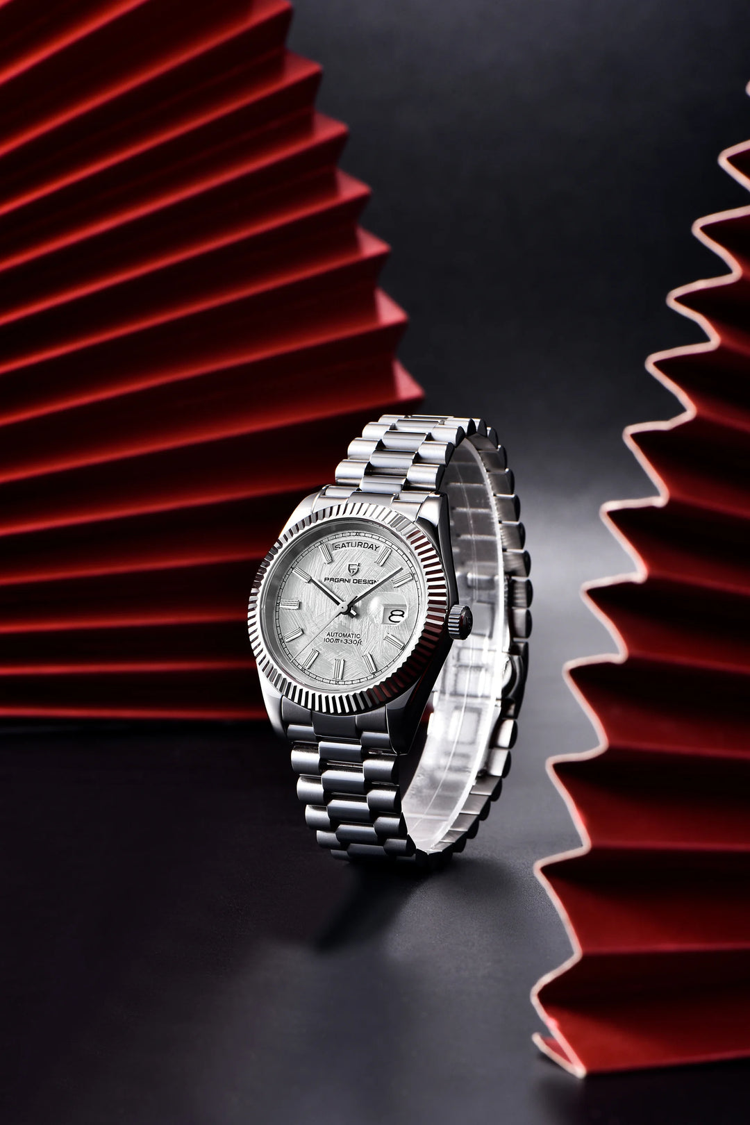 2024 New PAGANI DESIGN Rose Gold DD40 Luxury Automatic Watch Men Mechanical Wrist Watches Men Japan NH36A AR Sapphire crystal