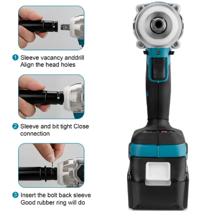 Makita DTW600 Screwdriver Machine Brushless Electric Screwdriver Rechargable Drill Driver Compatible with Makita  18V Battery