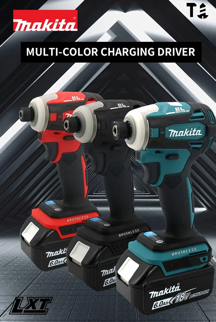Makita DTD172 18V Cordless Impact Screwdriver Brushless Electric Impact Drill Rechargeable Wood/olt/T-Mode Power Tools