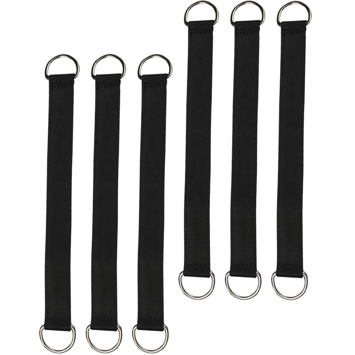 SEWCHICS 6Pcs Tree Accessory Outdoor Black Stainless Steel for Camping and Hiking