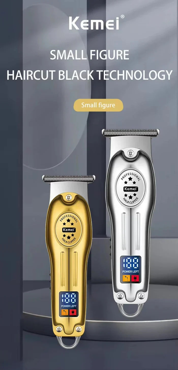 Kemei KM-2628 KM-678 KM-2024 Professional Electric Hair Clippers Beard Clipper Rechargeable Men's Shaver Hair Trimmer Kit