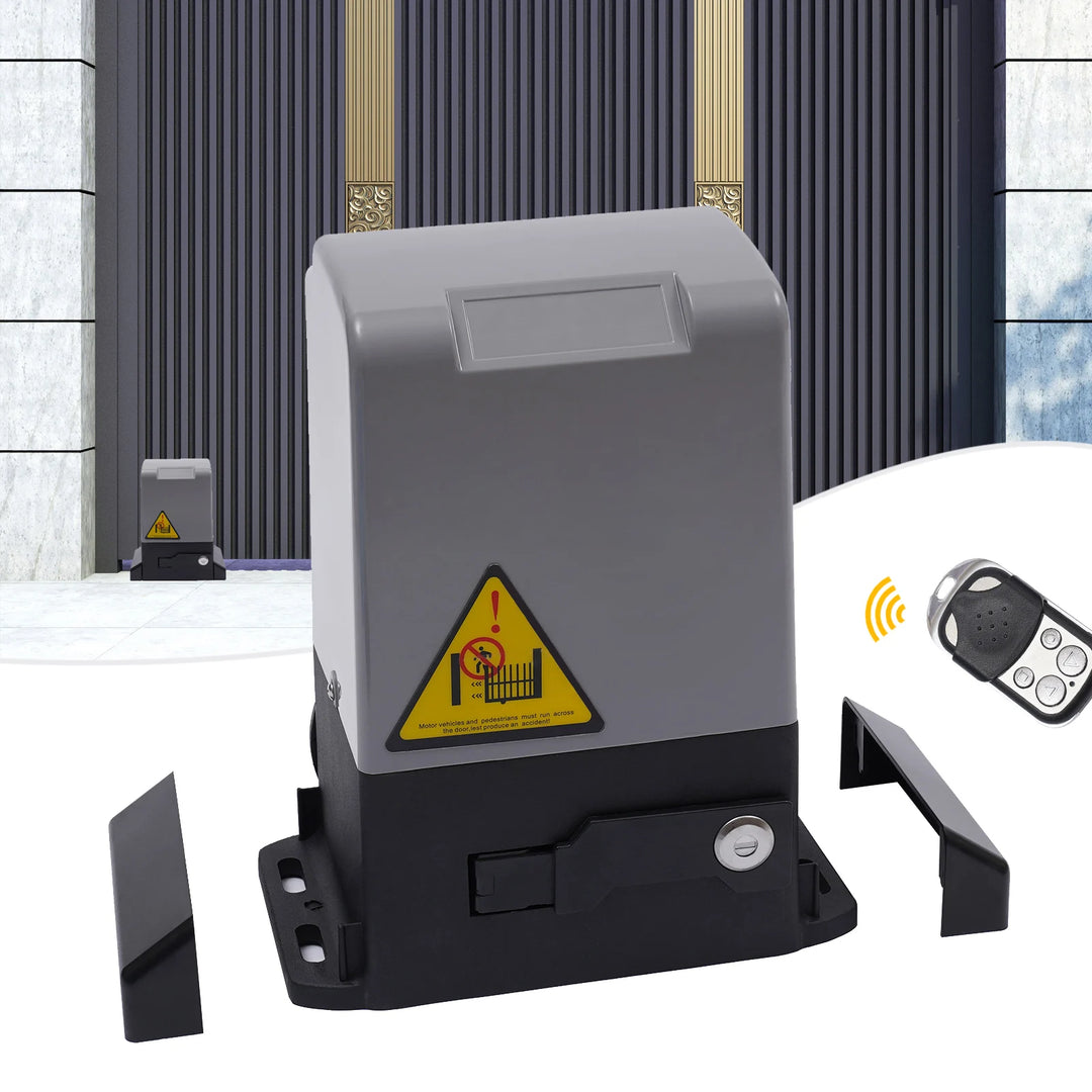 550W/370W/750W 1200KG Sliding Gate Opener Electric Automatic Motor Remote Kit Heavy Duty