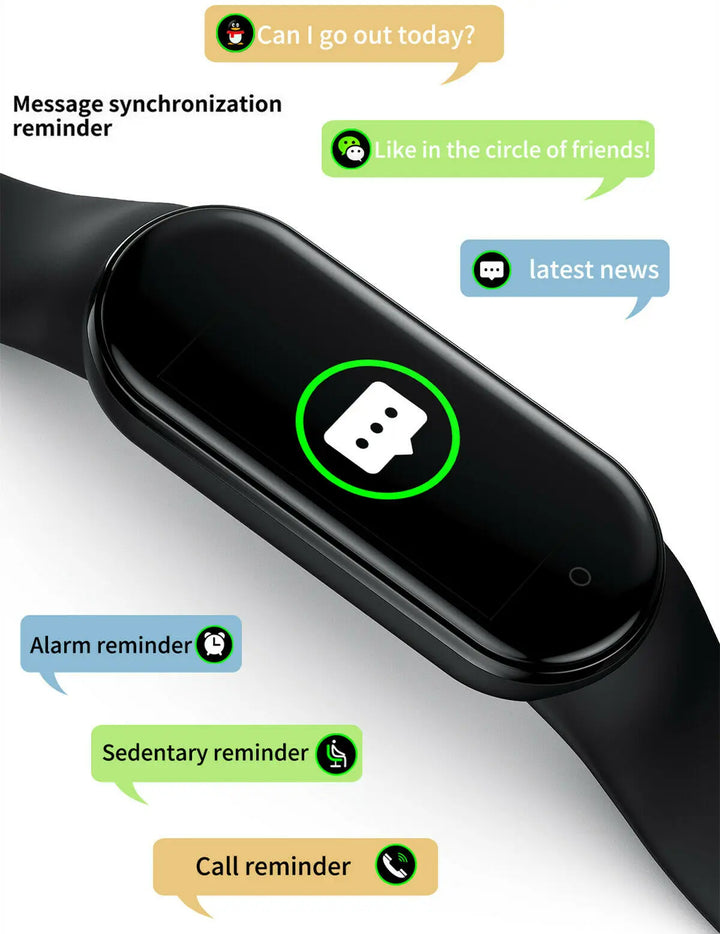 Smartwatch Movement Watch Step Bluetooth Synchronous Phone Information Smartwatch For Men And Women Students