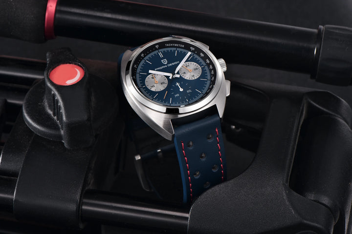 PAGANI DESIGN 2024 New Panda Dial Men Watches Luxury Quartz Watch For Men Japan VK63 Sport Chronograph Sapphire glass Wristwatch