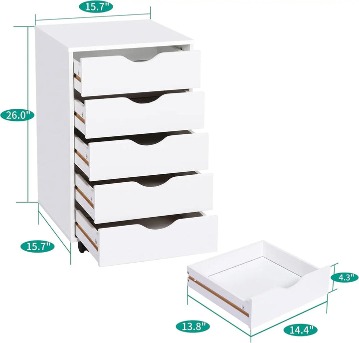 Naomi Home Wooden Office Dresser