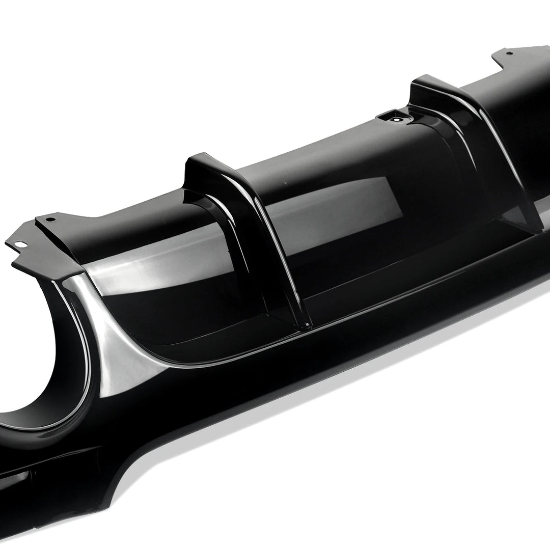 MAGICKIT For BMW 3Series E92 E93 330I M Sport Bumper Rear Bumper Diffuser Lip Shiny Black Bodykits CAR Accessories Gloss Black