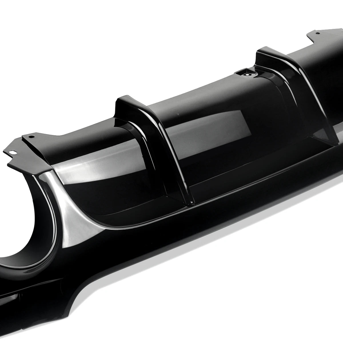 MAGICKIT For BMW 3Series E92 E93 330I M Sport Bumper Rear Bumper Diffuser Lip Shiny Black Bodykits CAR Accessories Gloss Black
