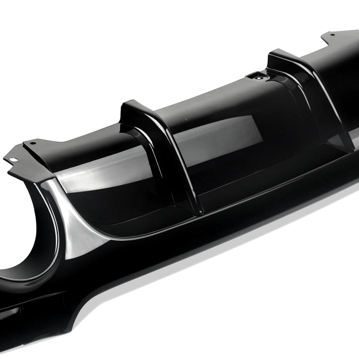 MAGICKIT For BMW 3Series E92 E93 330I M Sport Bumper Rear Bumper Diffuser Lip Shiny Black Bodykits CAR Accessories Gloss Black