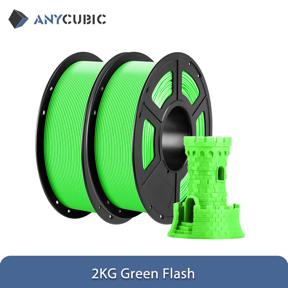 2 pieces/lot ANYCUBIC PLA 3D Printer Filament 1.75mm 1kg/Roll PLA Filament 3D Printing Material For FDM 3D Printer
