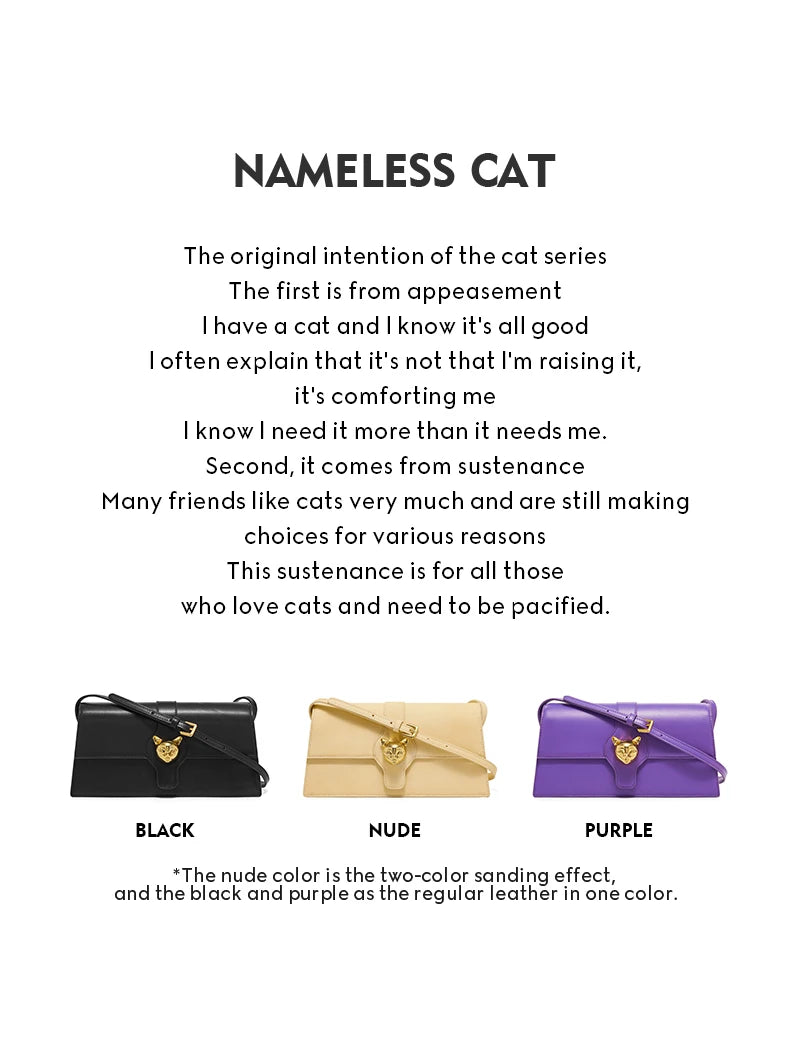 BAFELLI CAT 2025 NEW WOMEN'S BAG LUXURY BRAND FASHION RETRO STYLE DENIM TRENDING SHOULDER CLUTCH FEMALE LEATHER FLAP PURSE