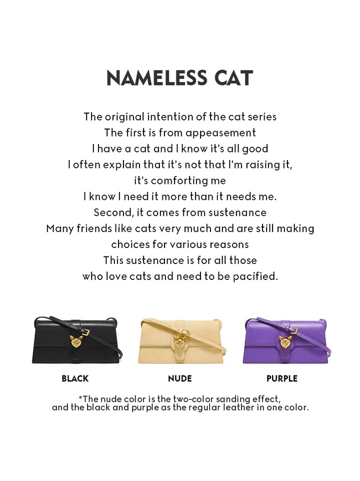 BAFELLI CAT 2025 NEW WOMEN'S BAG LUXURY BRAND FASHION RETRO STYLE DENIM TRENDING SHOULDER CLUTCH FEMALE LEATHER FLAP PURSE