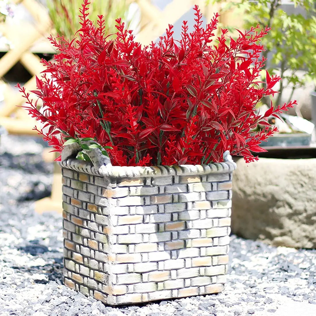 UV-Resistant Artificial Flower Shrubs