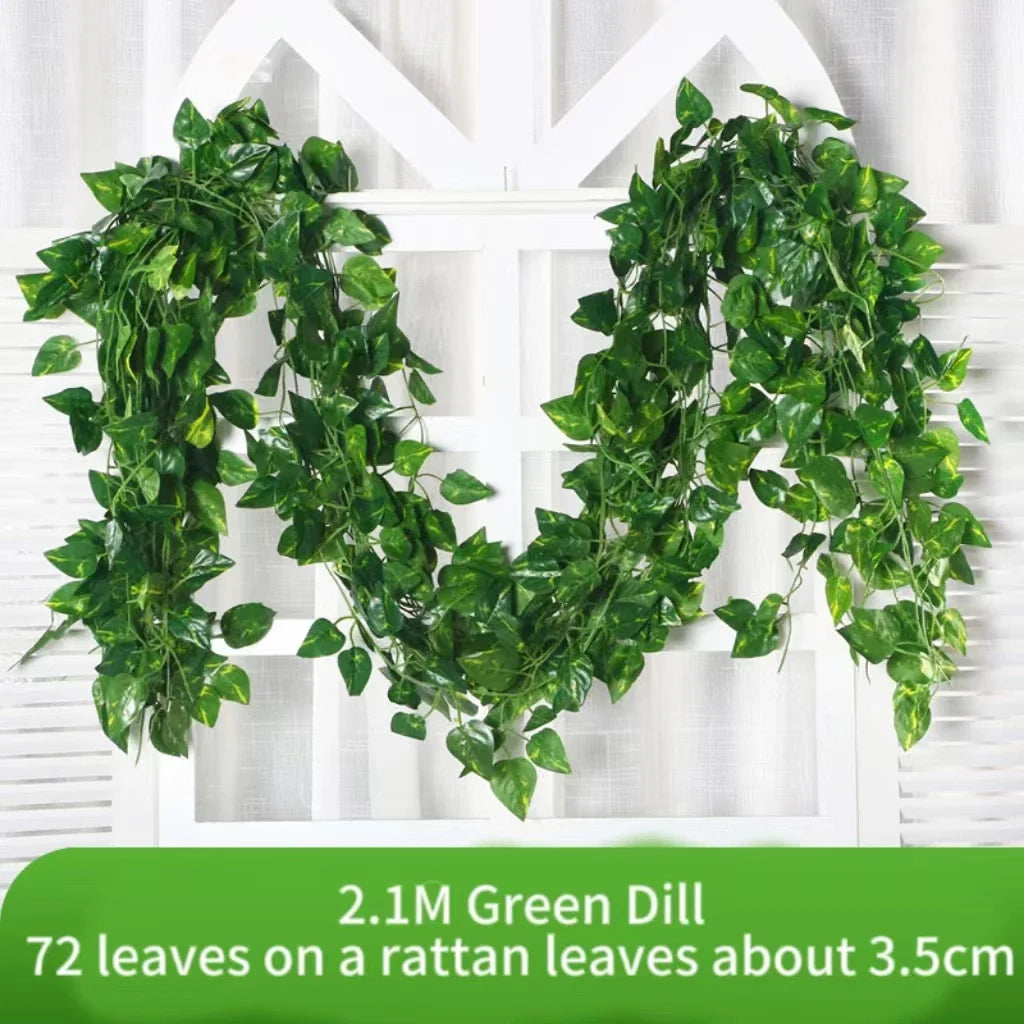Artificial Garland Silk Wall Plant Home
