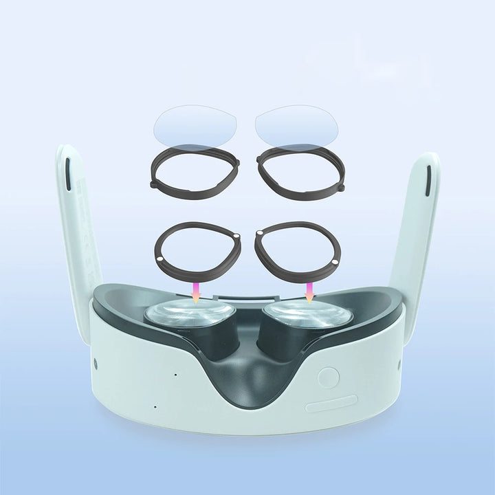 Lens Protector Frame Anti-Scratch Lens Protector Ring Magnetic Prevent Your Glasses From Scratching VR Lenses for Meta Quest 3S