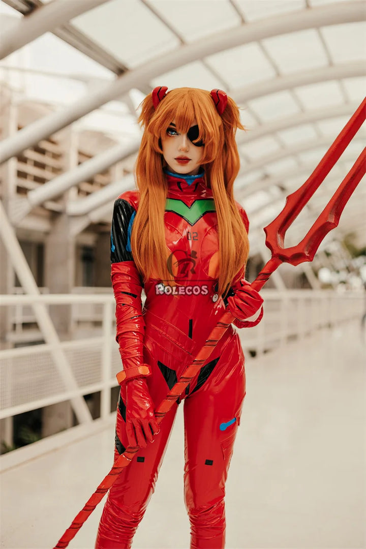 ROLECOS EVA Asuka Langley Soryu Cosplay Costume Asuka Langley Soryu EVAc