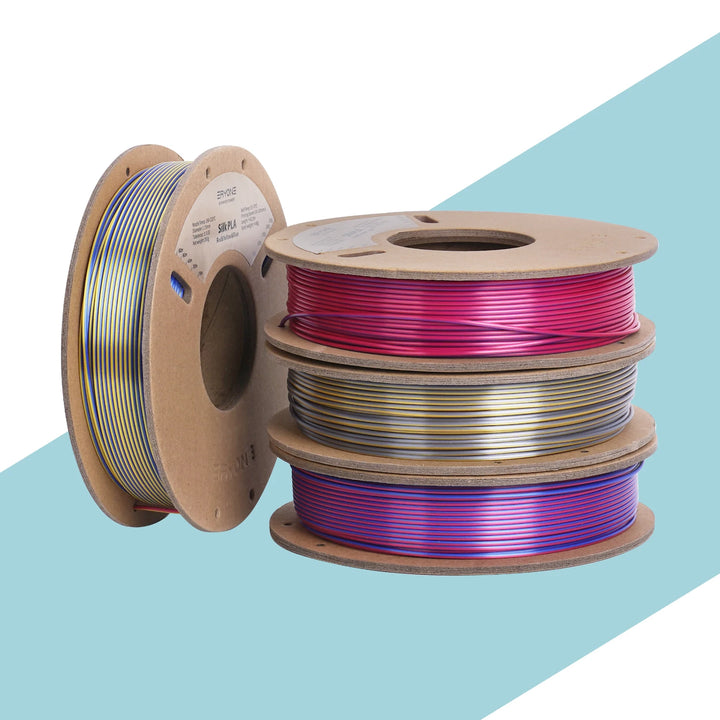 ERYONE Promotion Tri- Color Co-extrusion Silk  PLA Series 1.75mm 1KG For 3D Printing FDM Printer Fast delivery New Arrival