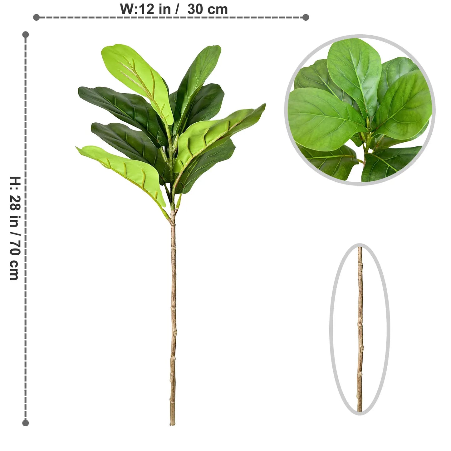 Artificial Ficus Tree Décor
